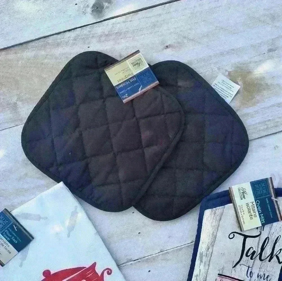 Home Collection Coffee And Cooking Oven Mitt And Kitchen Towel Decorative NWT - Picture 4 of 5